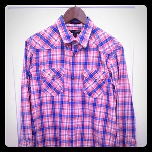 Snap button down shirt